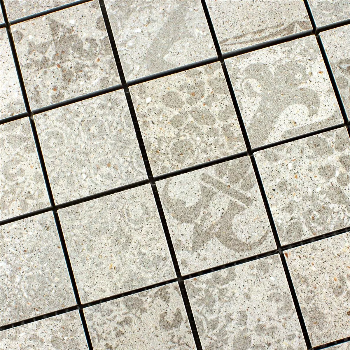 Mozaic Ceramic Gresie Eylem Optica Retro Bej Q48