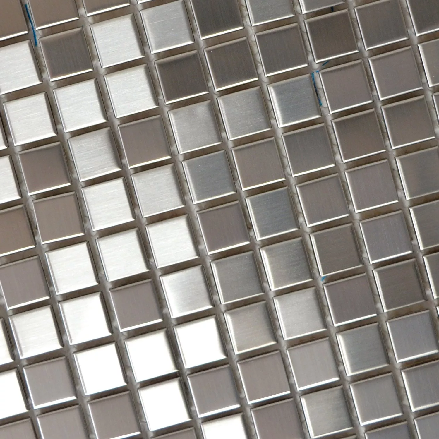 Oțel Inoxidabil Plăci De Mozaic Periat Pătrat 15