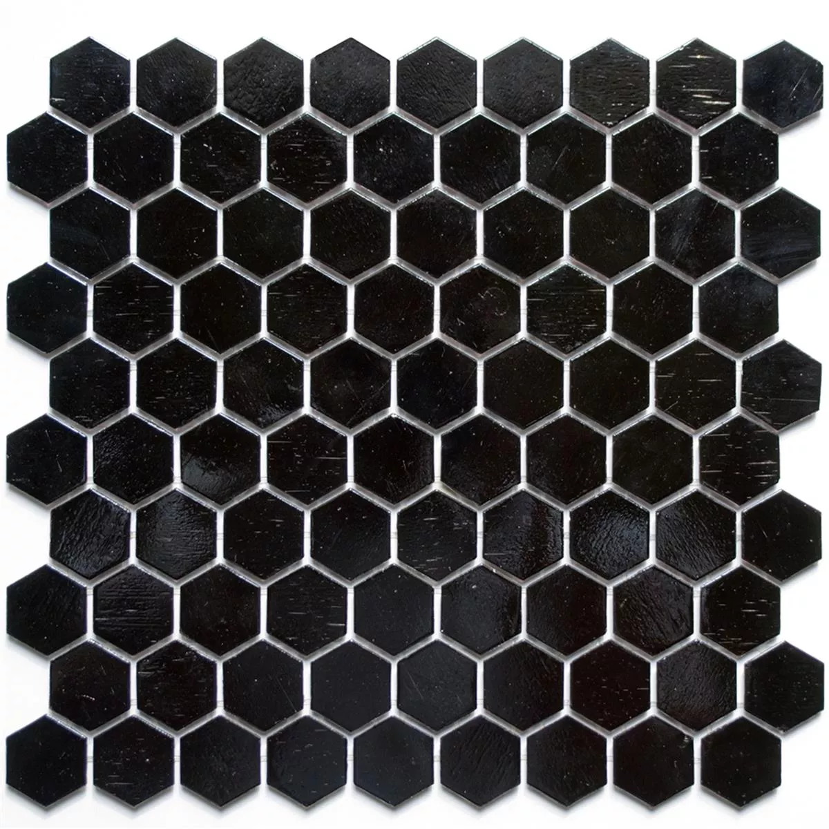 Mozaic De Sticlă Gresie Trend-Vi Hexagonal 208 Negru