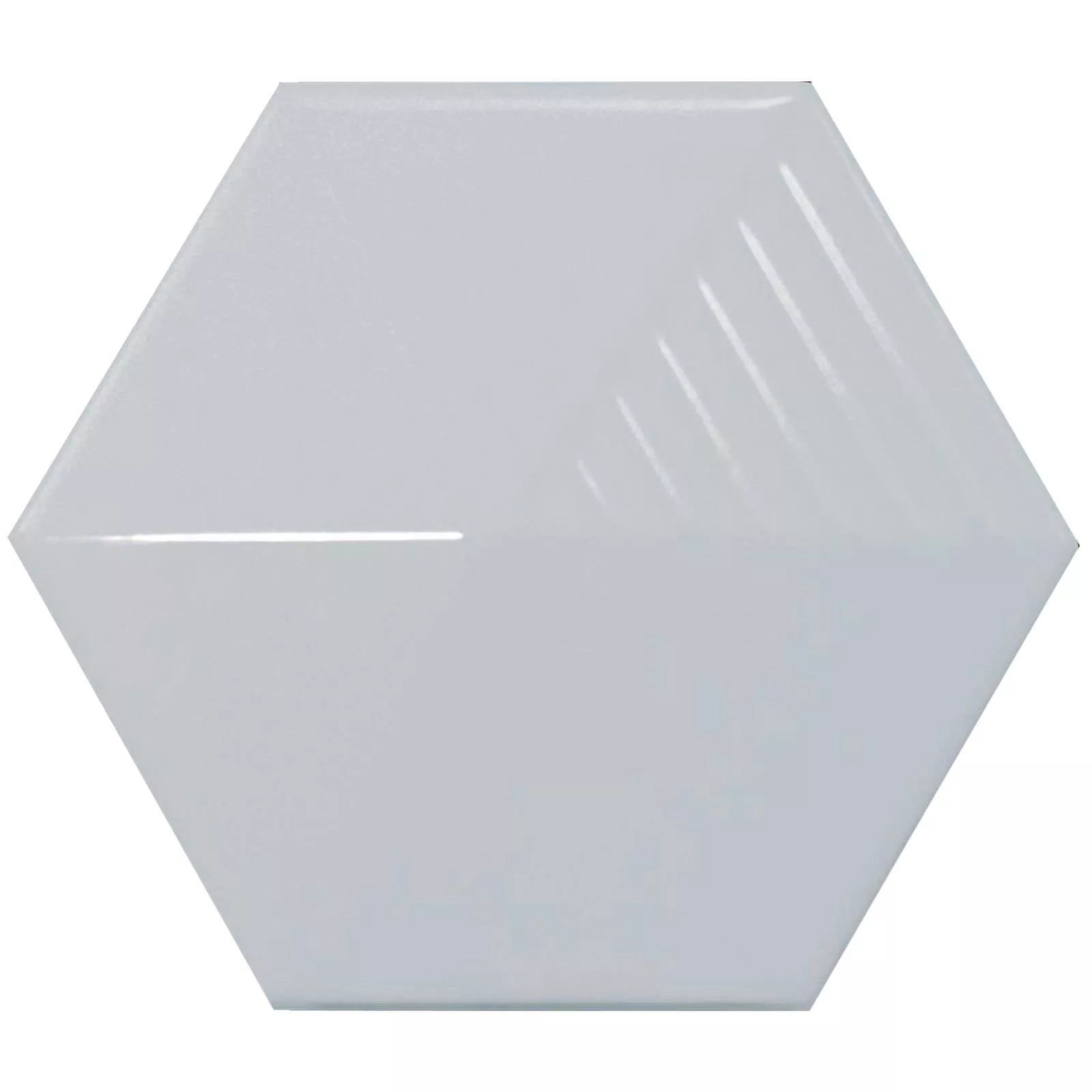 Plăci Ceramice Pentru Pereti Rockford 3D Hexagon 12,4x10,7cm Albastru Deschis