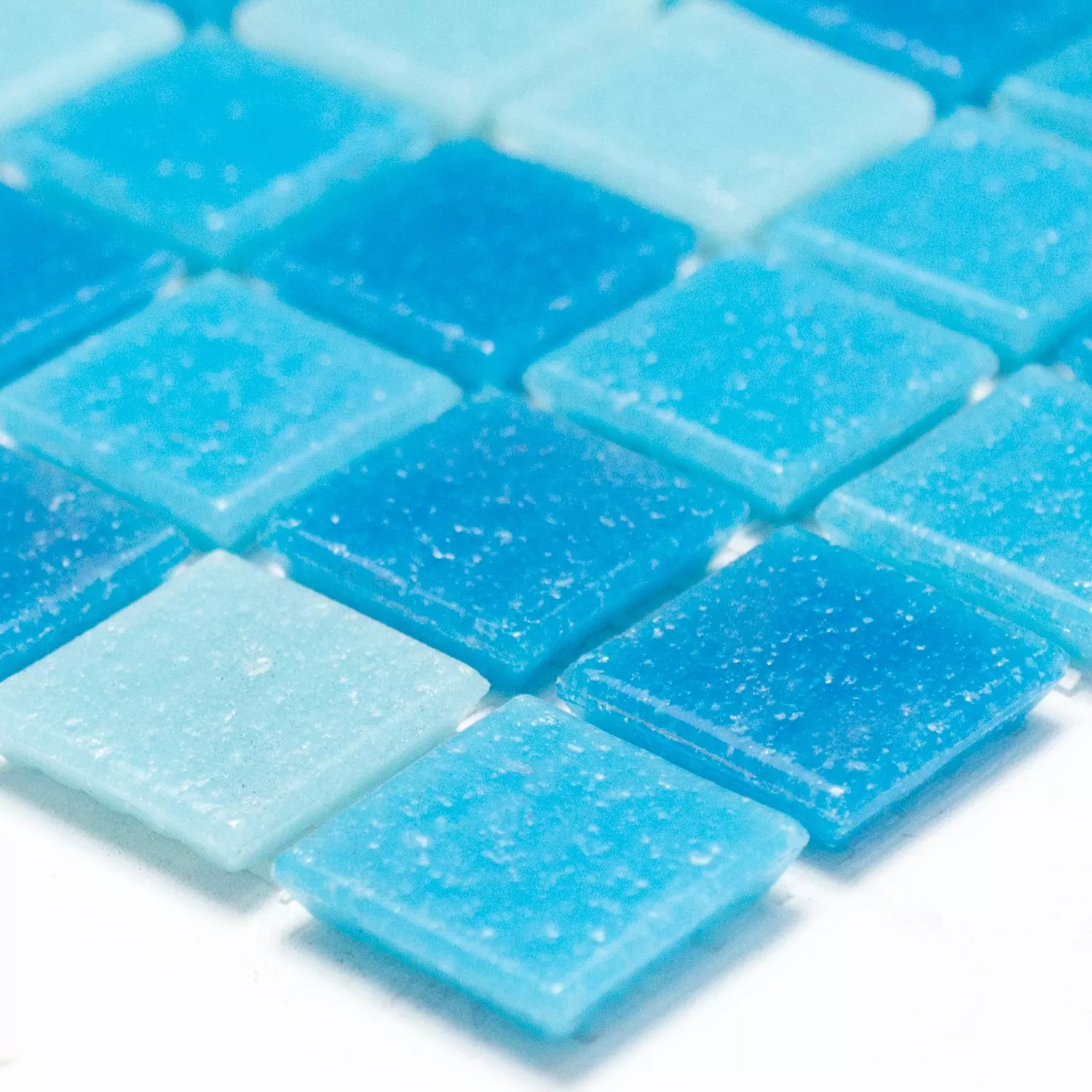 Mozaic De Sticlă Gresie Albastru Mix