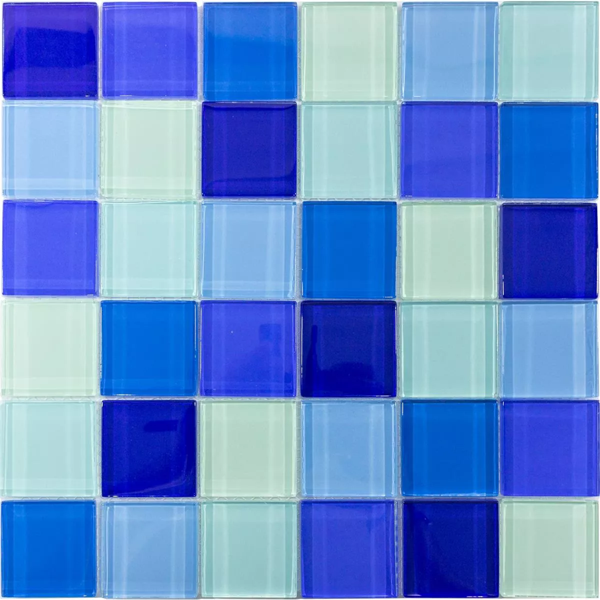 Mozaic De Sticlă Gresie Glasgow Albastru Mix