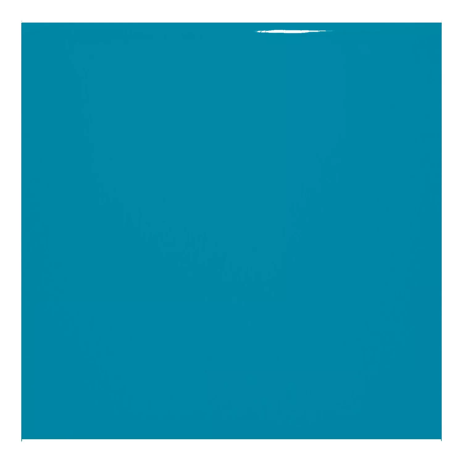 Tigla de metrou Turcoaz Strălucitor 10x10 cm Fără Fațetă Freyburg Aqua Blue