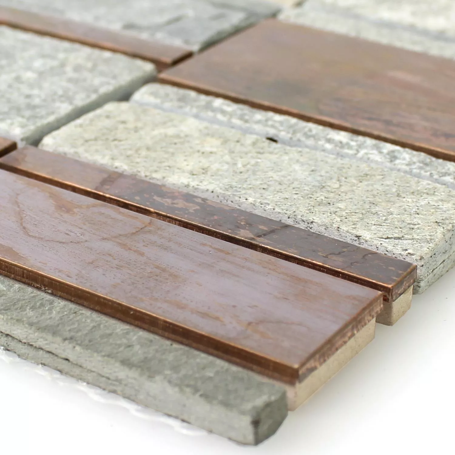 Plăci De Mozaic Mozaic Din Piatra Naturala Metal Cupru Plăci De Mozaic Mozaic Din Piatra Naturala Metal Cupru
