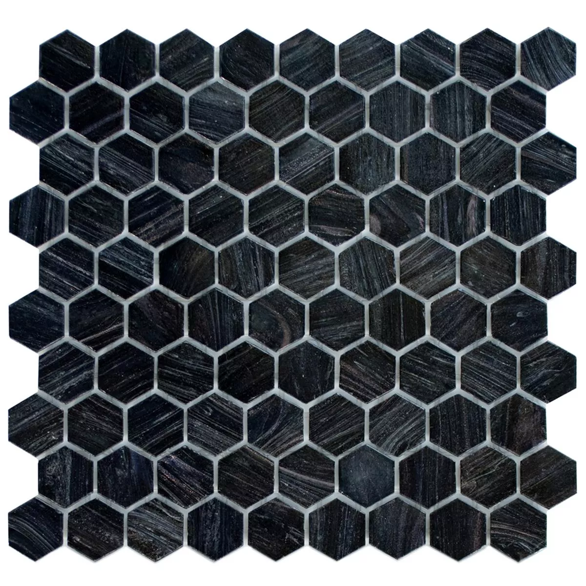 Mozaic De Sticlă Gresie Trend-Vi Hexagonal 260 Antracit