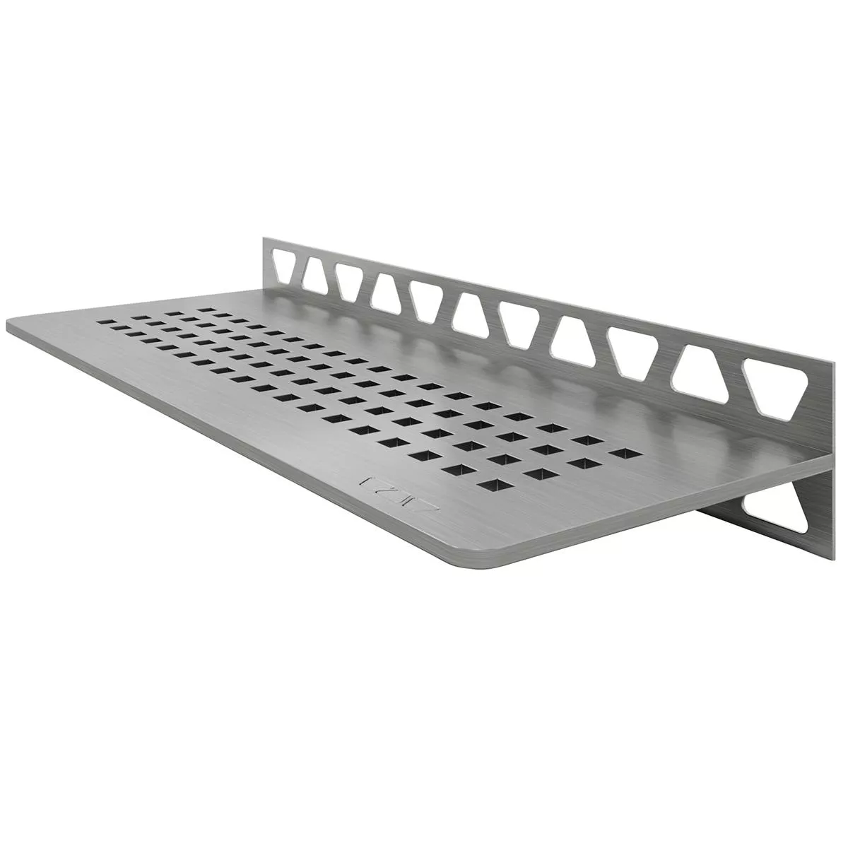 Raft de dus Raft de perete Schlüter dreptunghi 30x11,5cm patrat argintiu Raft de dus Raft de perete Schlüter dreptunghi 30x11,5cm patrat argintiu