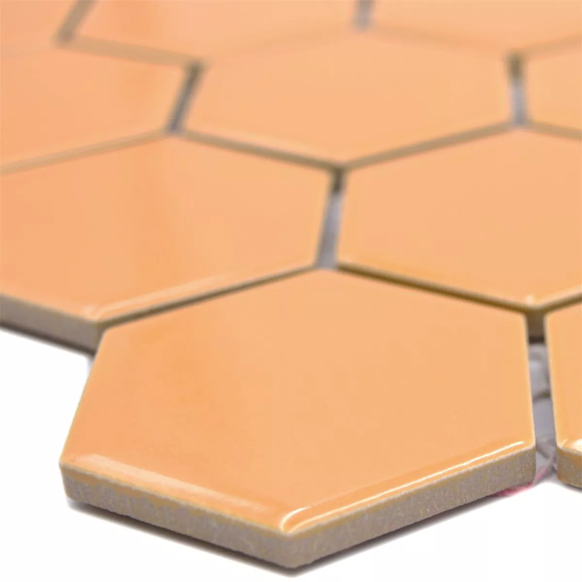 Mozaic Ceramic Salomon Hexagon Ocru Portocale H51