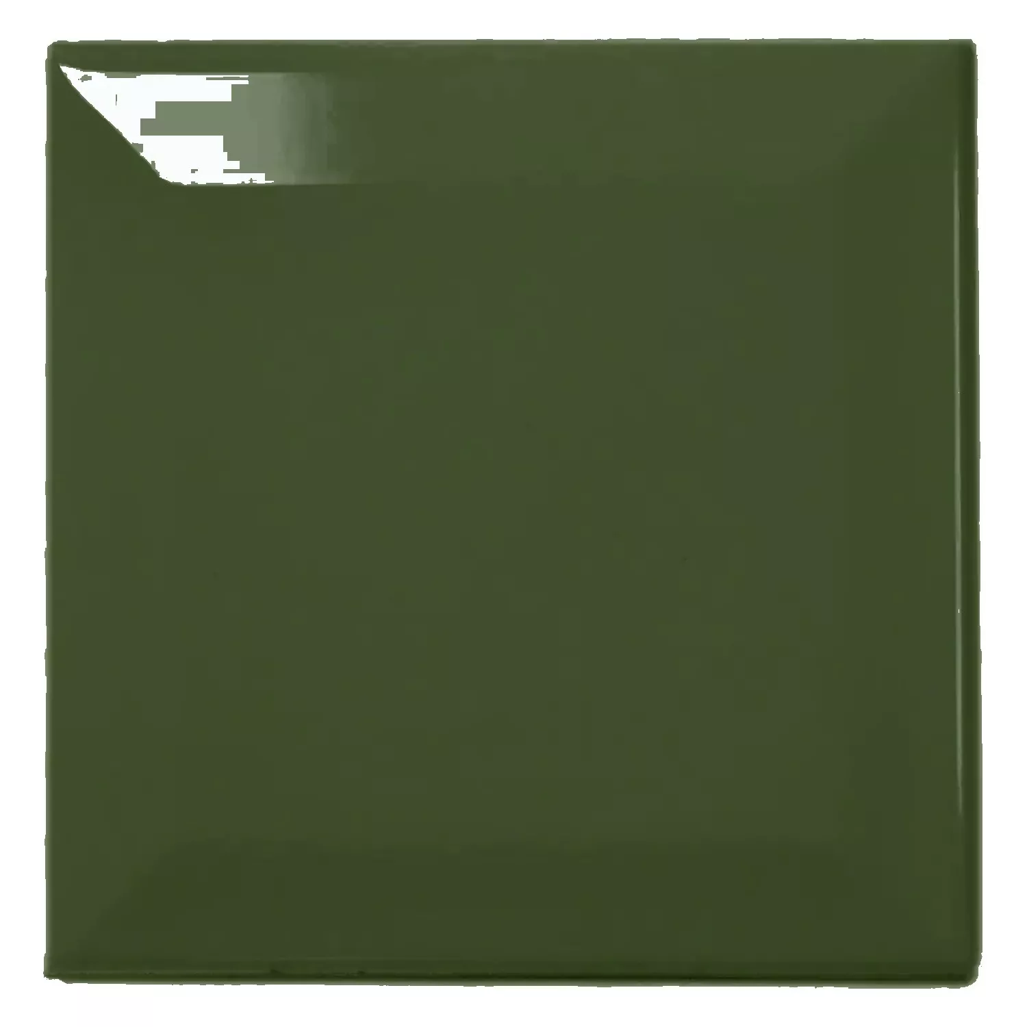 Tigla de metrou Verde Strălucitor 10x10 cm Fațetă Catarina Botella