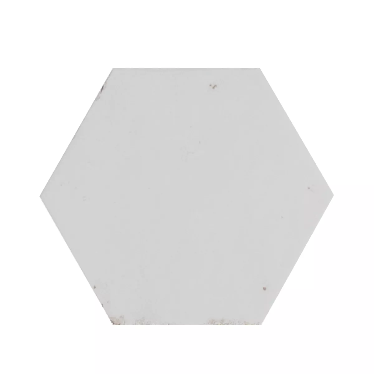 Lorino Alb Strălucitor Hexagon 18,2x21 cm