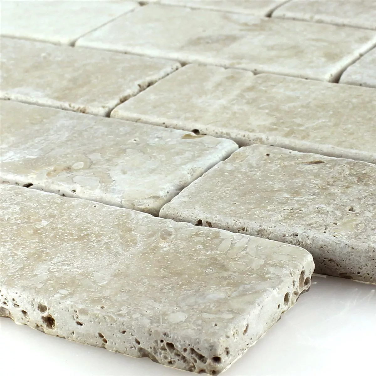 Travertin Tiglă De Mozaic Bugio Chiaro Brick