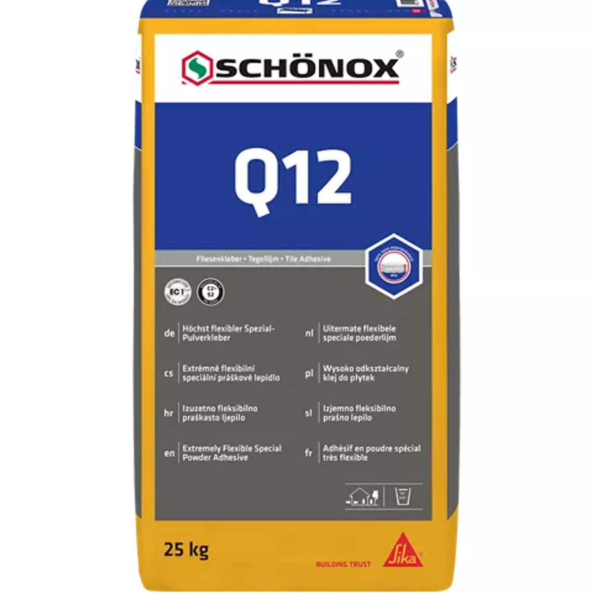 Adeziv pentru faianță Schönox Q12 adeziv special pulbere 25 kg