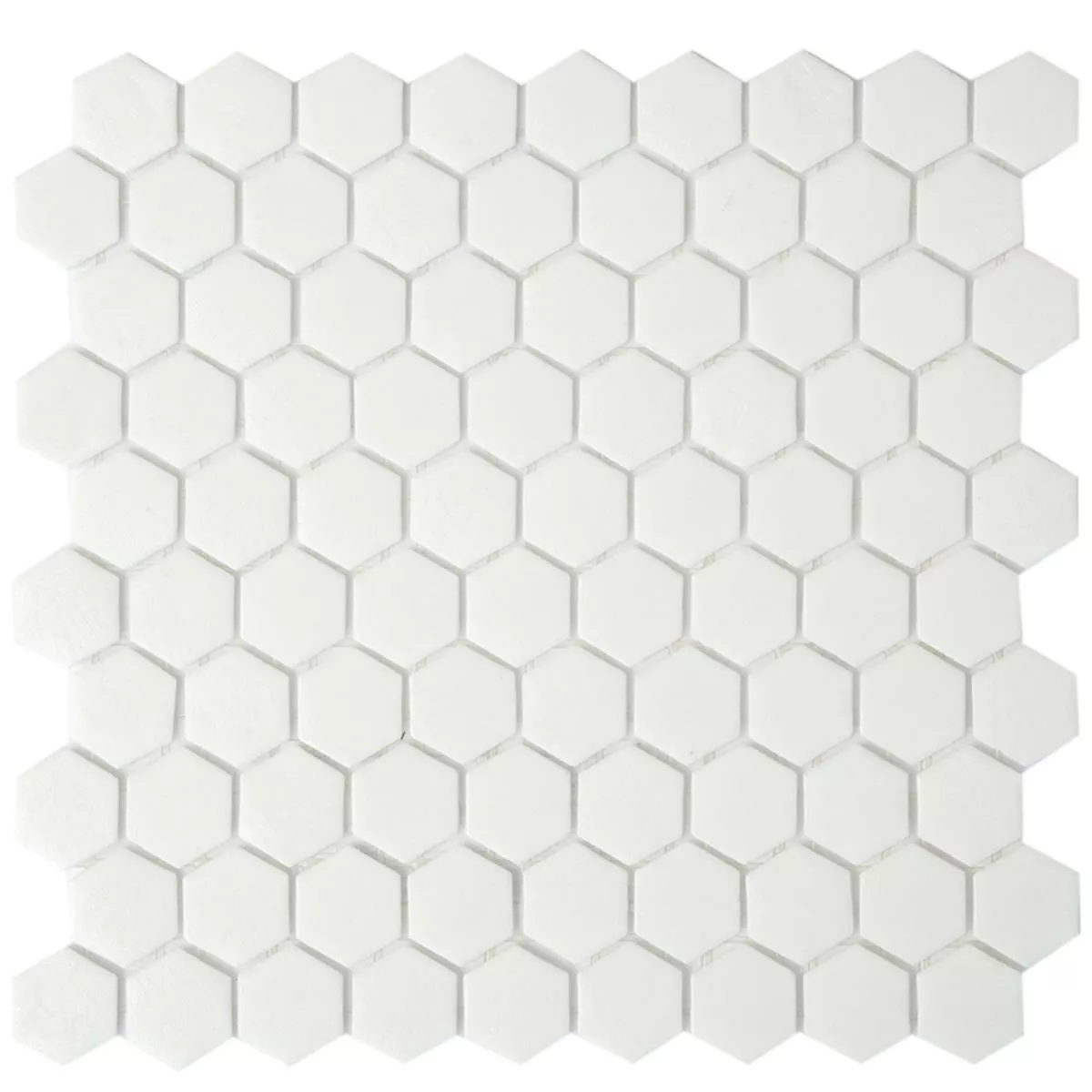 Mozaic De Sticlă Gresie Trend-Vi Hexagonal 160 Alb