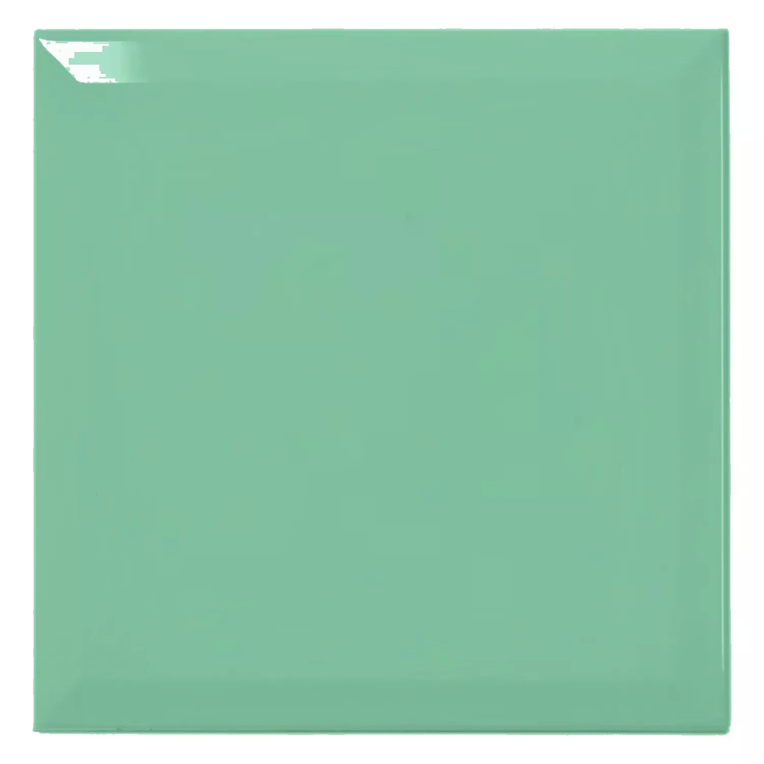 Tigla de metrou Verde Strălucitor 20x20 cm Fațetă Freetown Manzana