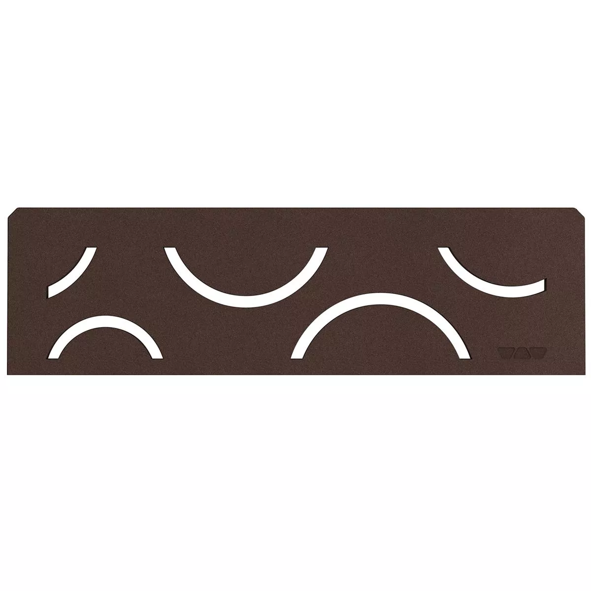 Raft de perete de nișă Schlüter dreptunghi 30x8,7cm Curve Bronze