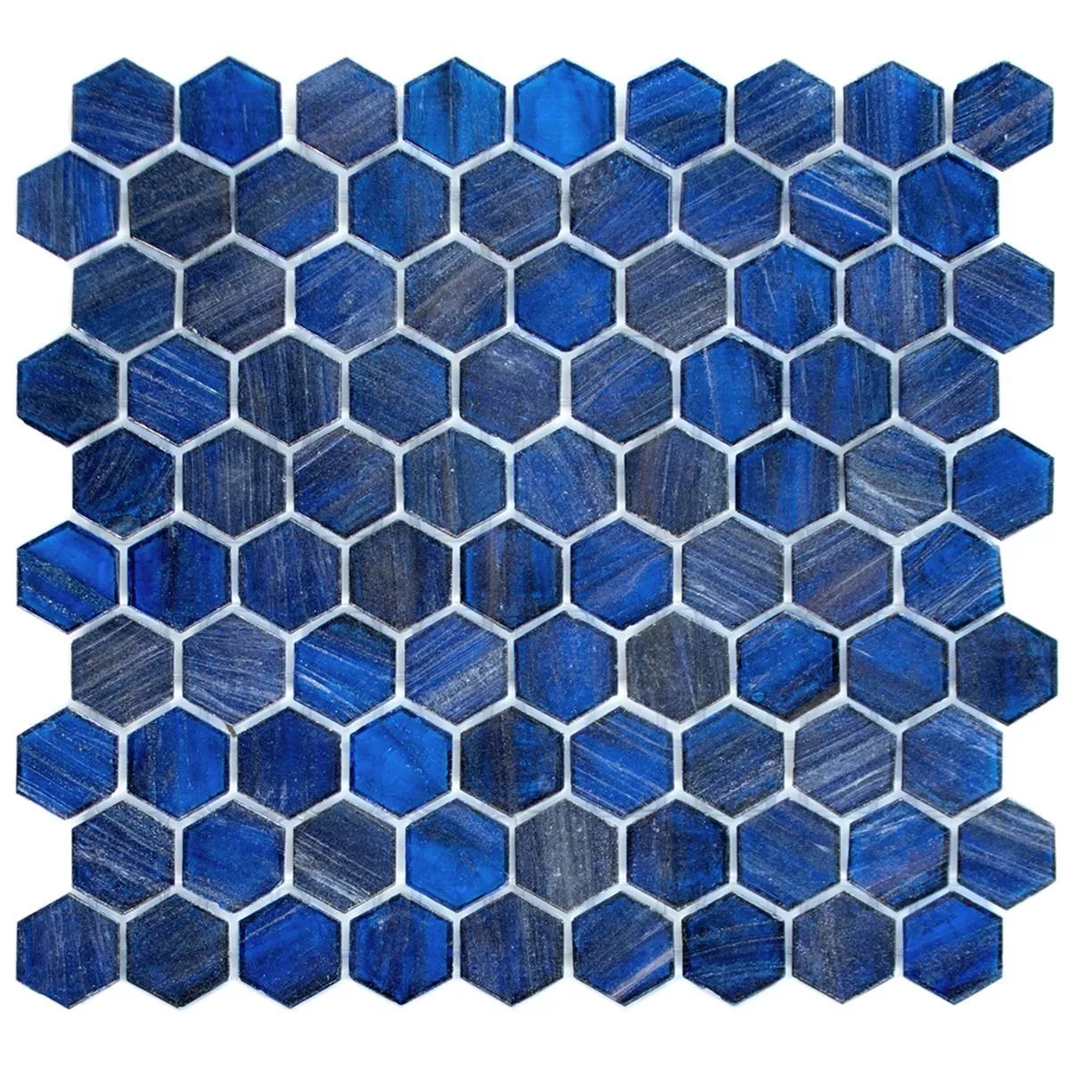 Mozaic De Sticlă Gresie Trend-Vi Hexagonal 239 Albastru Mozaic De Sticlă Gresie Trend-Vi Hexagonal 239 Albastru