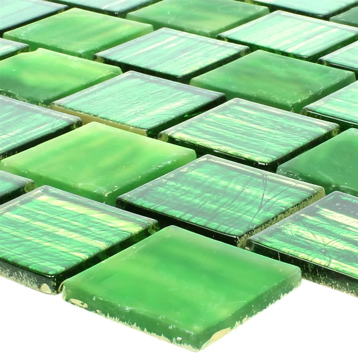 Mozaic De Sticlă Gresie Lanzarote Verde Îngust