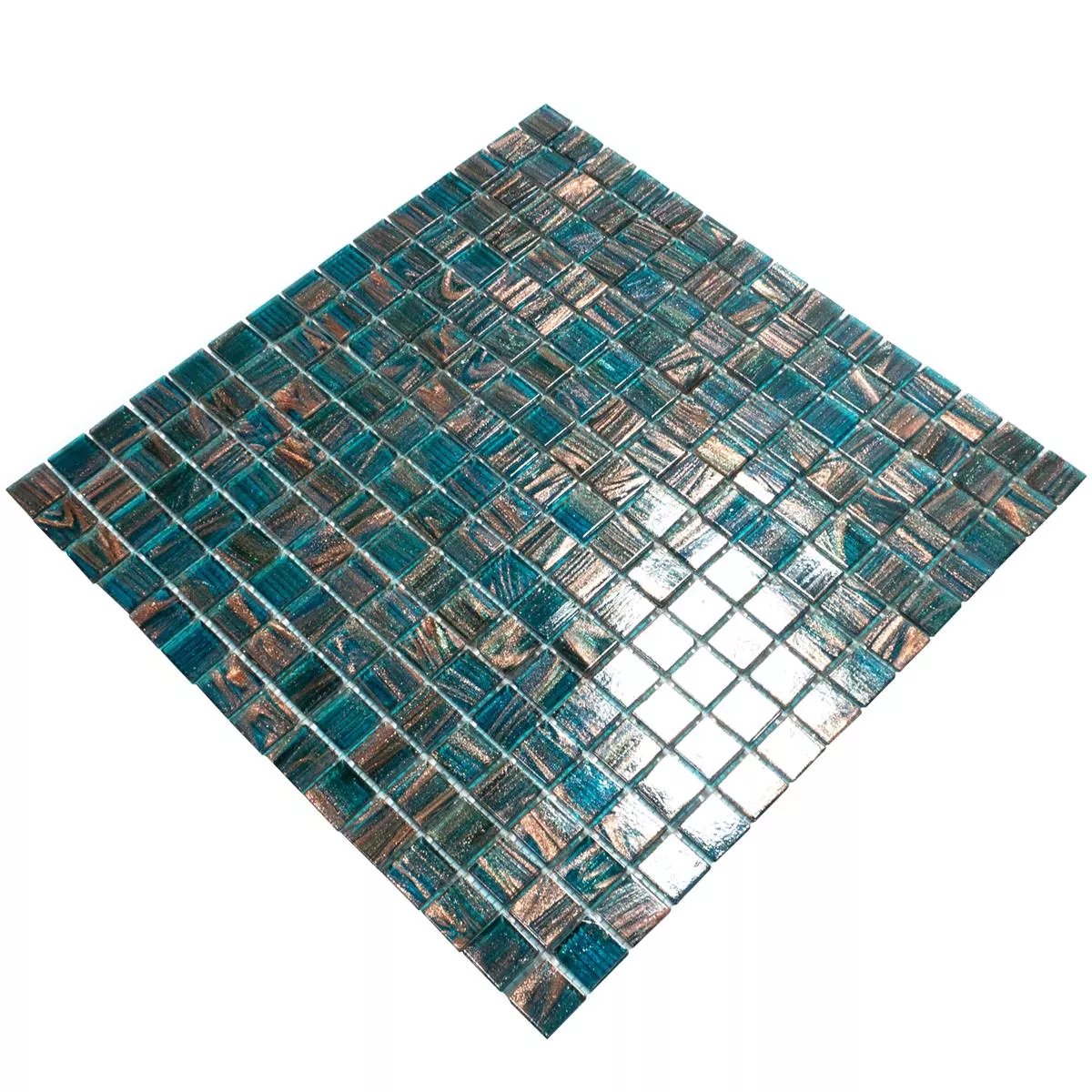 Mozaic De Sticlă Gresie Kyoto Petrol Albastru