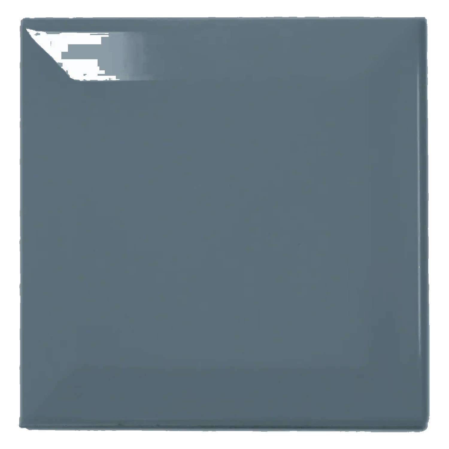 Tigla de metrou Albastru Strălucitor 10x10 cm Fațetă Catarina Blue Mist
