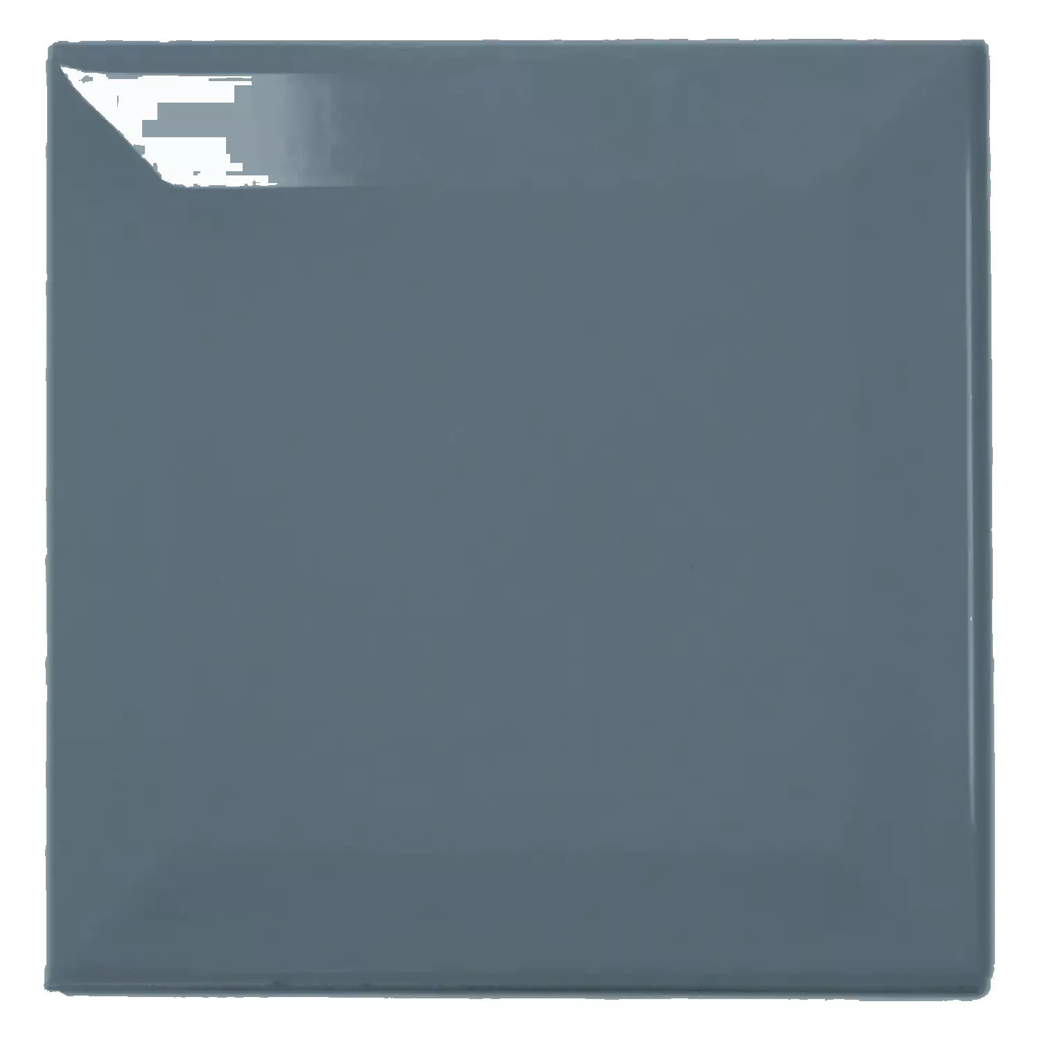 Tigla de metrou Albastru Strălucitor 10x10 cm Fațetă Catarina Blue Mist