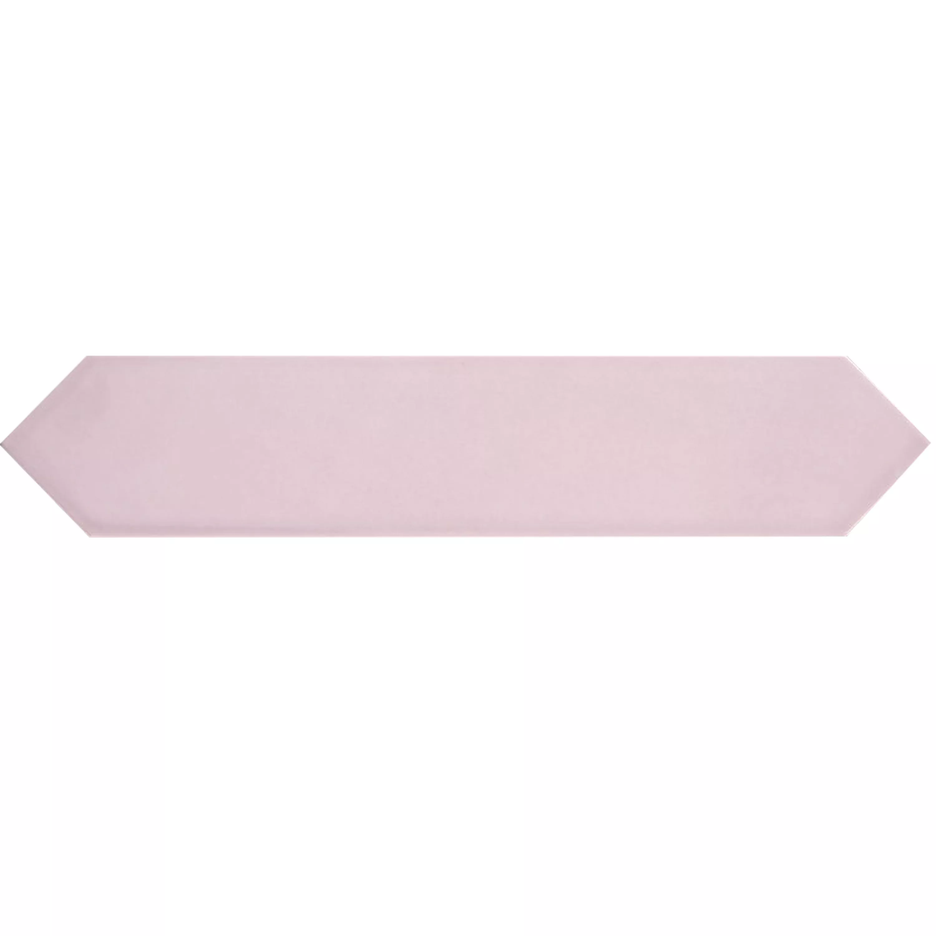 Konstanz Hexagon Roz Strălucitor 6,5x33,2 cm