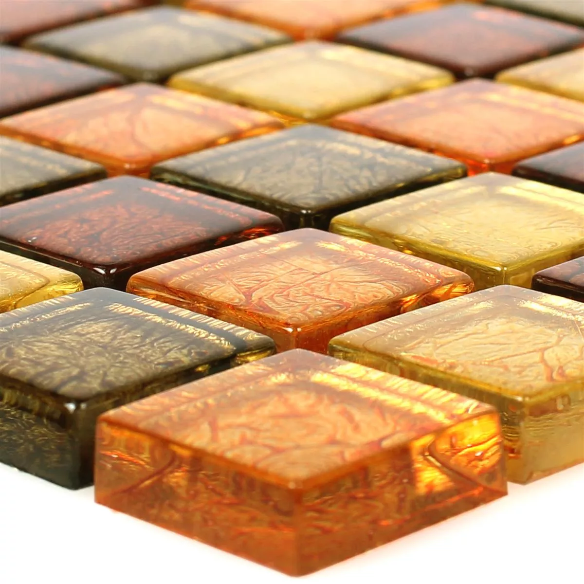 Mozaic De Sticlă Gresie Curlew Galben Portocale 23