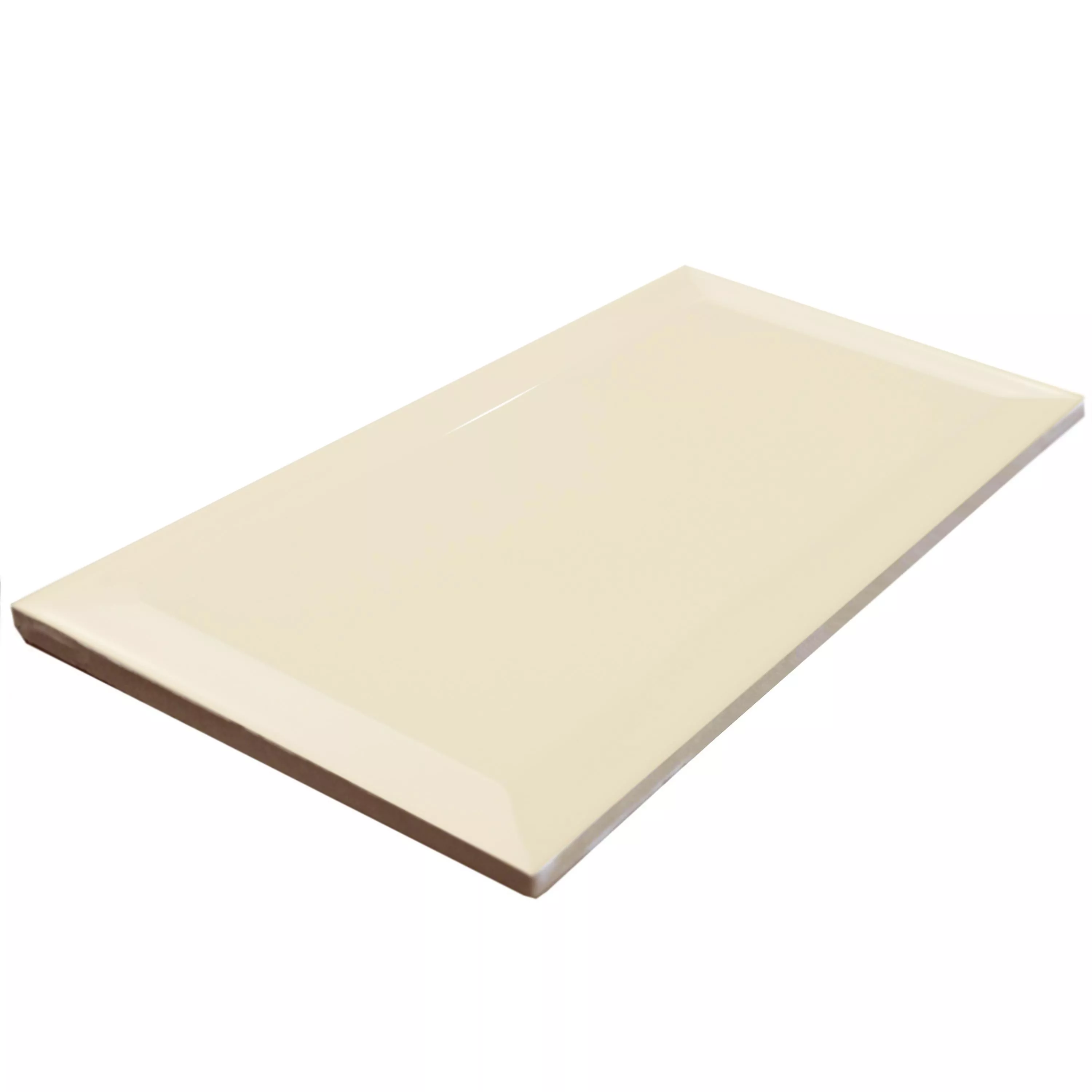 Metro Plăci Ceramice Pentru Pereti Brasilia Fațetă 7,5x15x0,7cm Crema