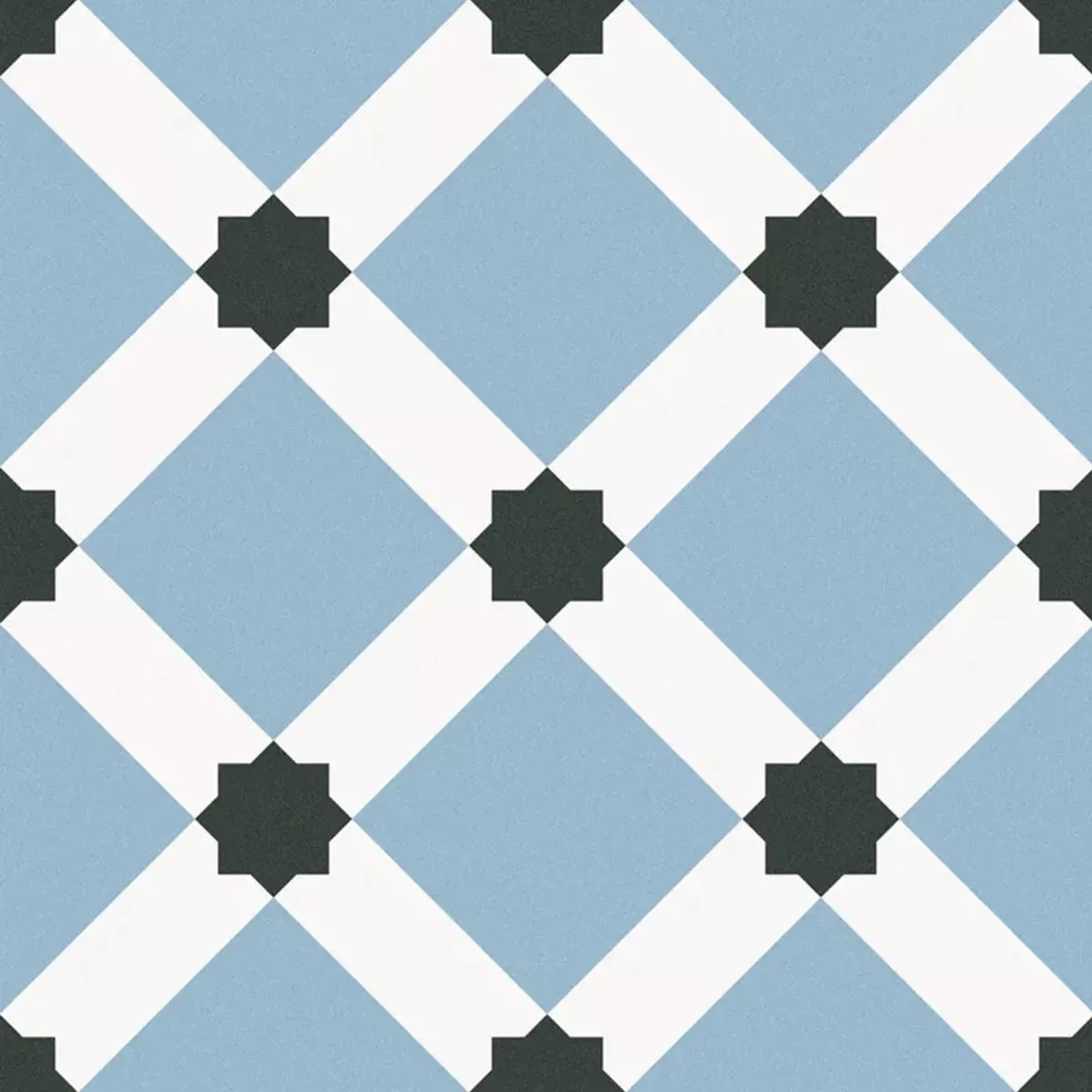 Atlantica Colmar Albastru Alb 25x25 cm