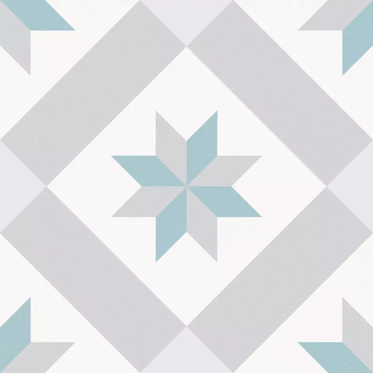 Bodenfliesen Zementoptik Atlantica Dali Blau Grau Weiß