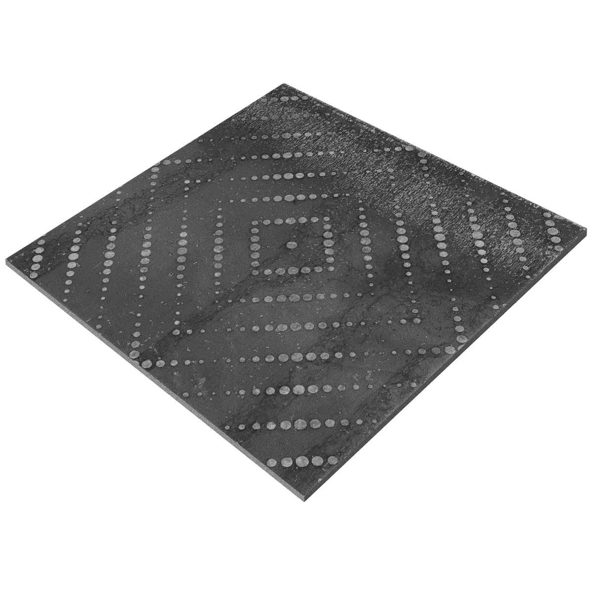 Gresie Chicago Aspect Metalic Antracit R9 - 18,5x18,5cm Pattern 3