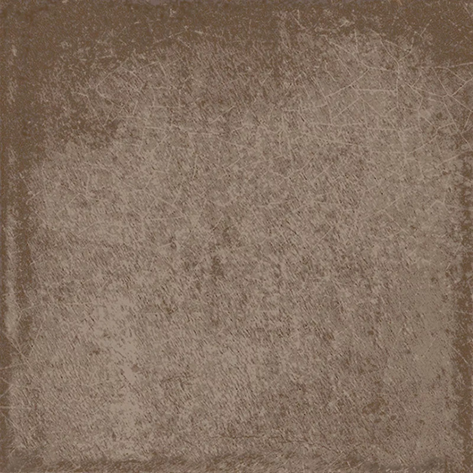 Plăci Ceramice Pentru Pereti Maestro Ondulat Strălucitor Maro 15x15cm