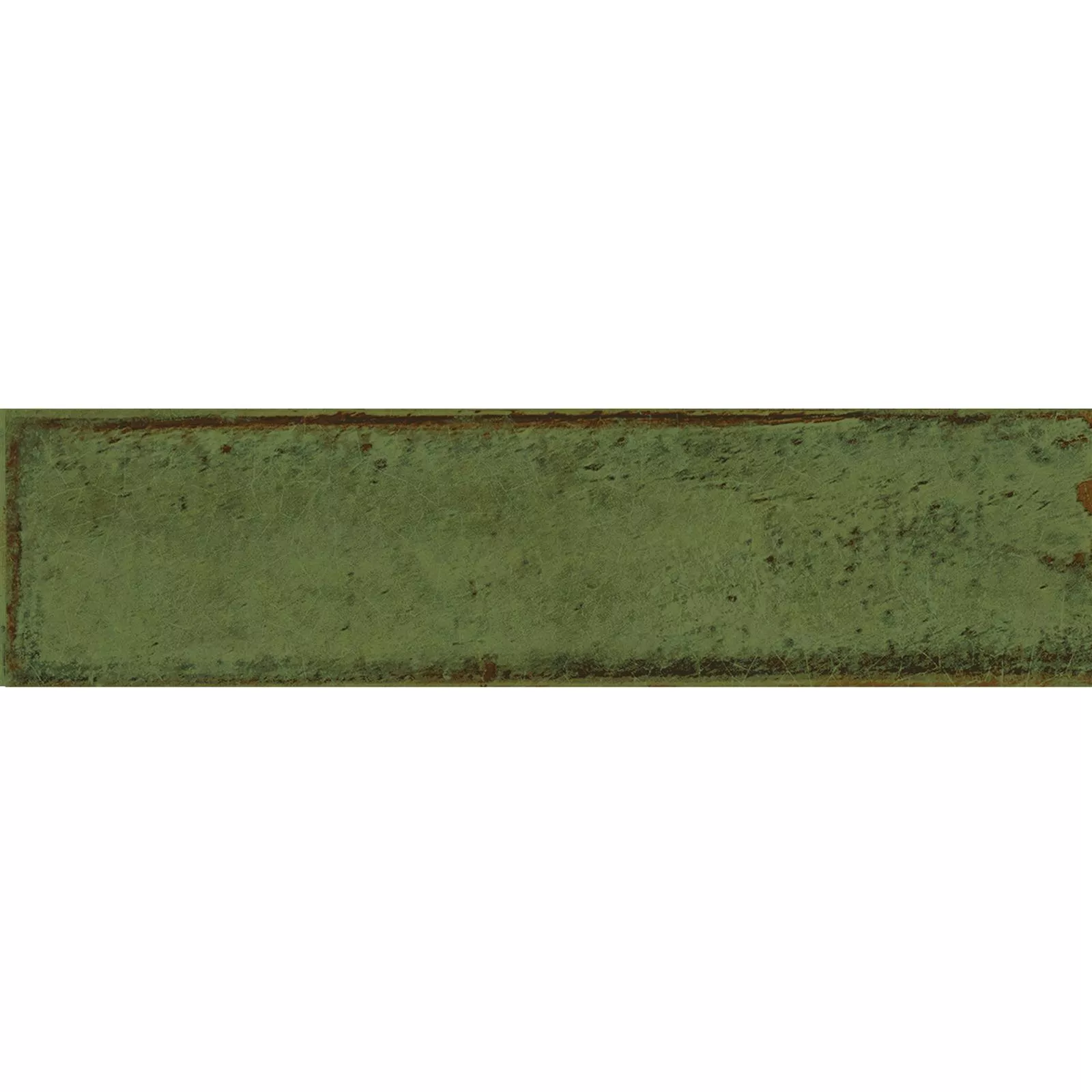 Model Plăci Ceramice Pentru Pereti Maestro Ondulat Strălucitor Verde Măsliniu 7,5x30cm