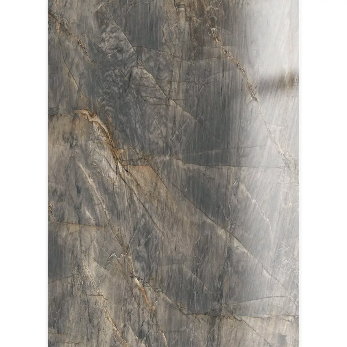 Gresie Trentino Aspect De Marmură Lustruit Strălucitor Gri 60x120cm