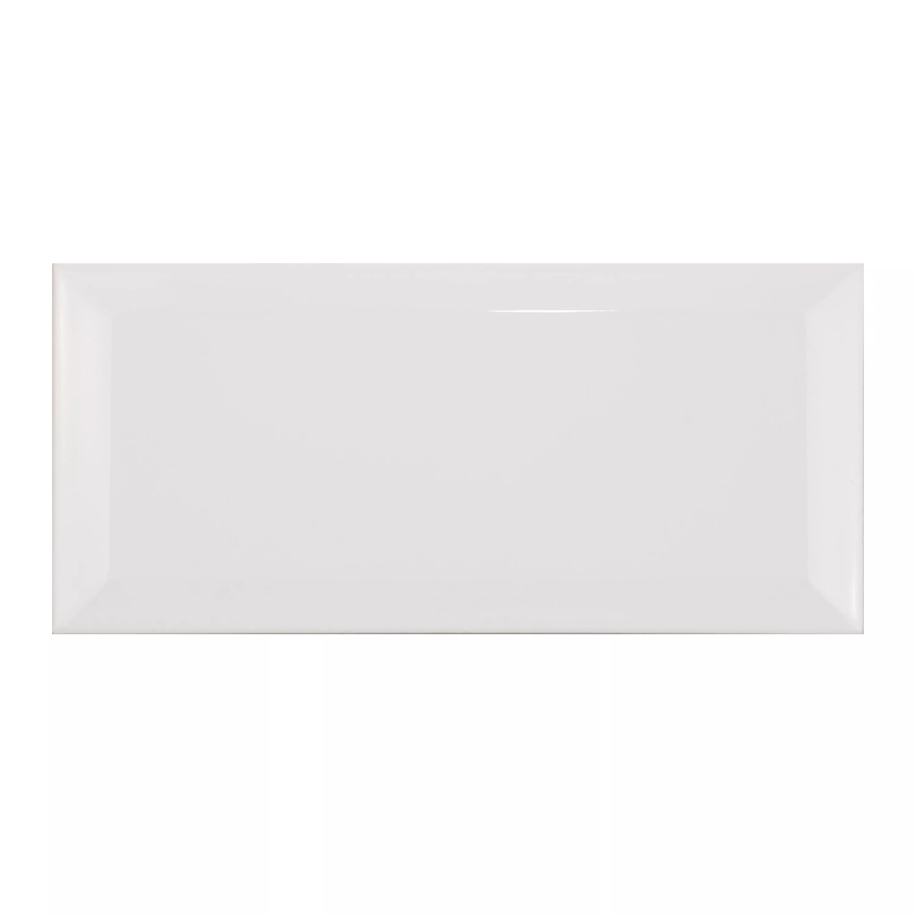 Metro Plăci Ceramice Pentru Pereti Brasilia Fațetă 7,5x15x0,7cm Blanco