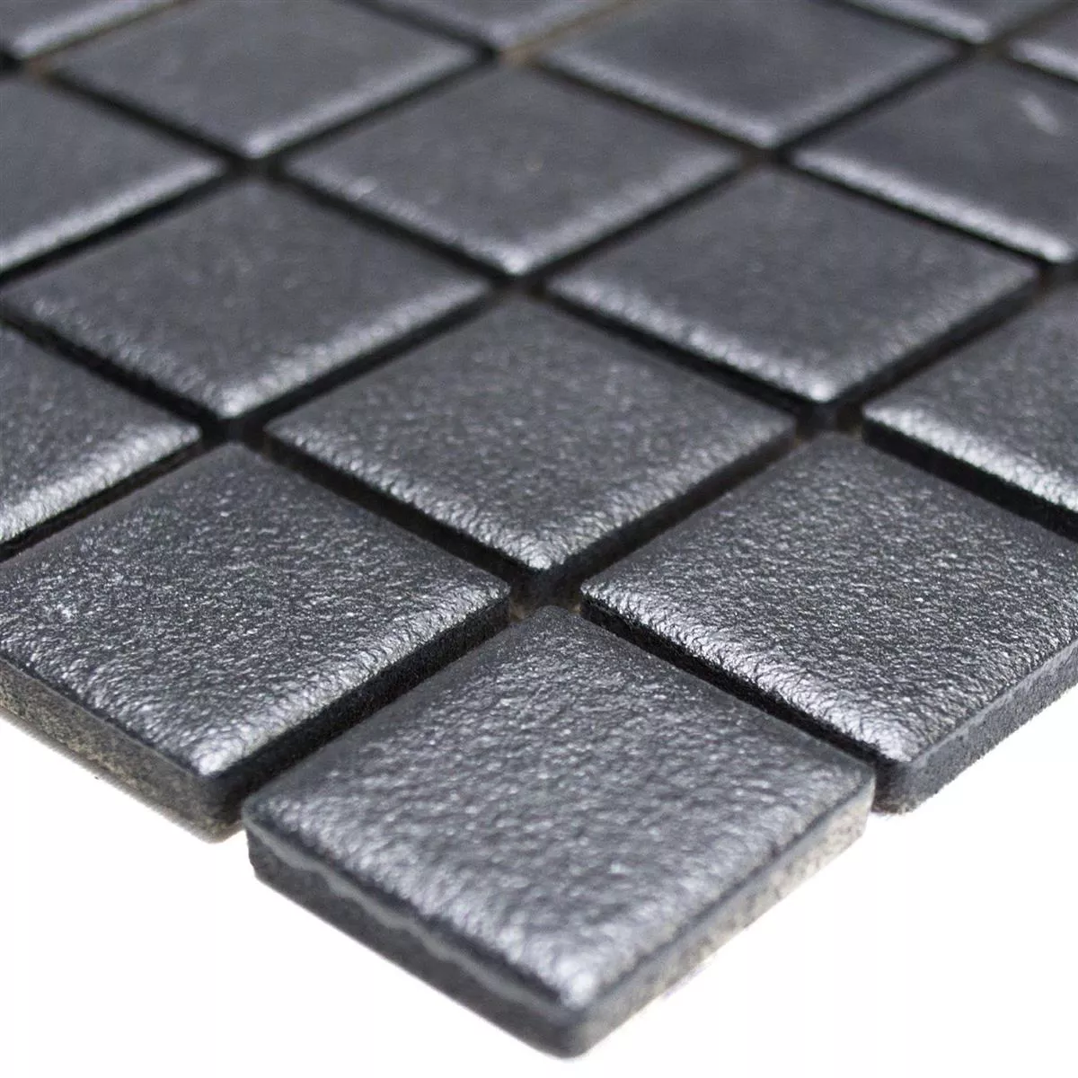 Ceramică Plăci De Mozaic Pilamaya Negru Rezistență La Alunecare R10 Q25