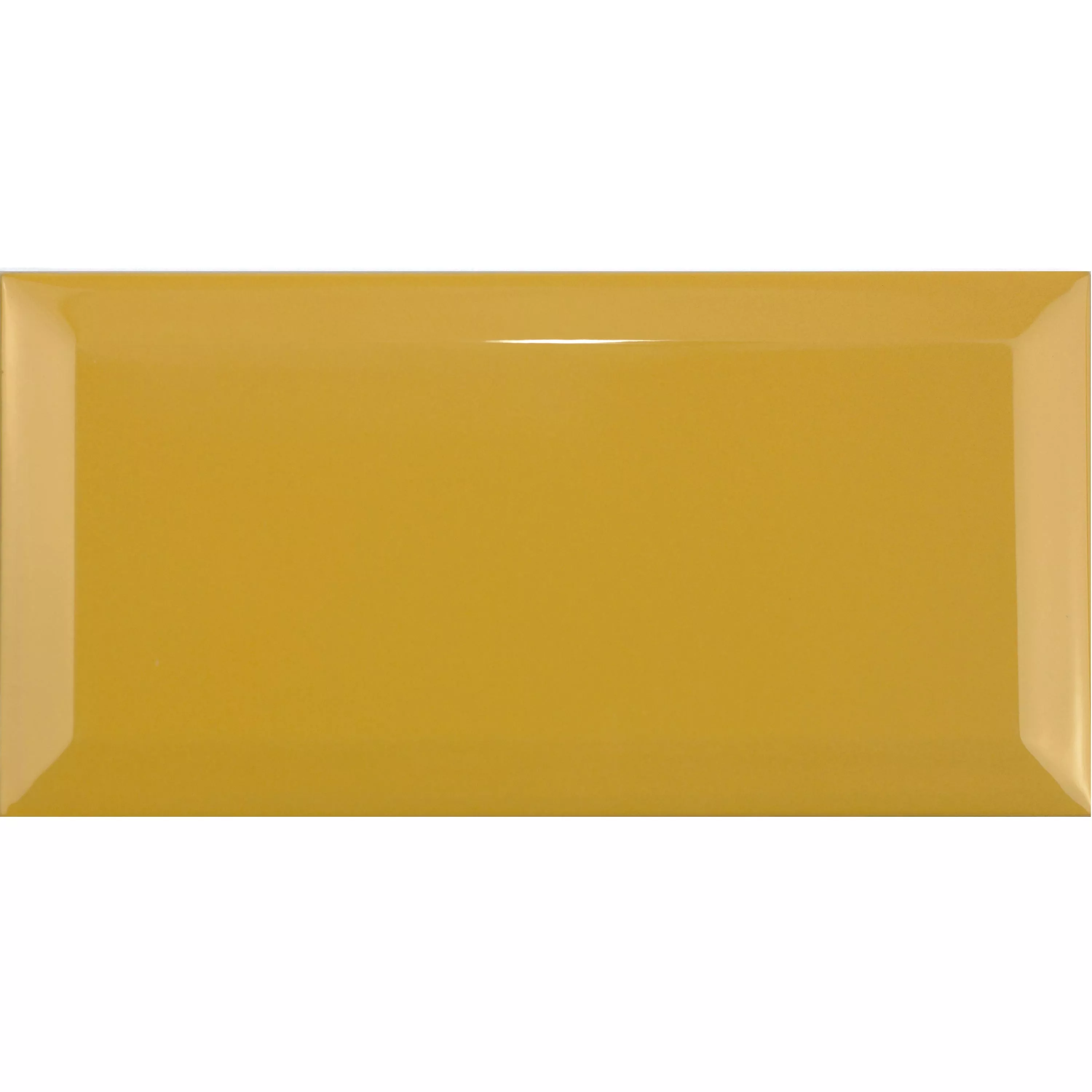 Metro Plăci Ceramice Pentru Pereti Brussel Fațetă 10x20x0,7cm Amarillo Yema Metro Plăci Ceramice Pentru Pereti Brussel Fațetă 10x20x0,7cm Amarillo Yema