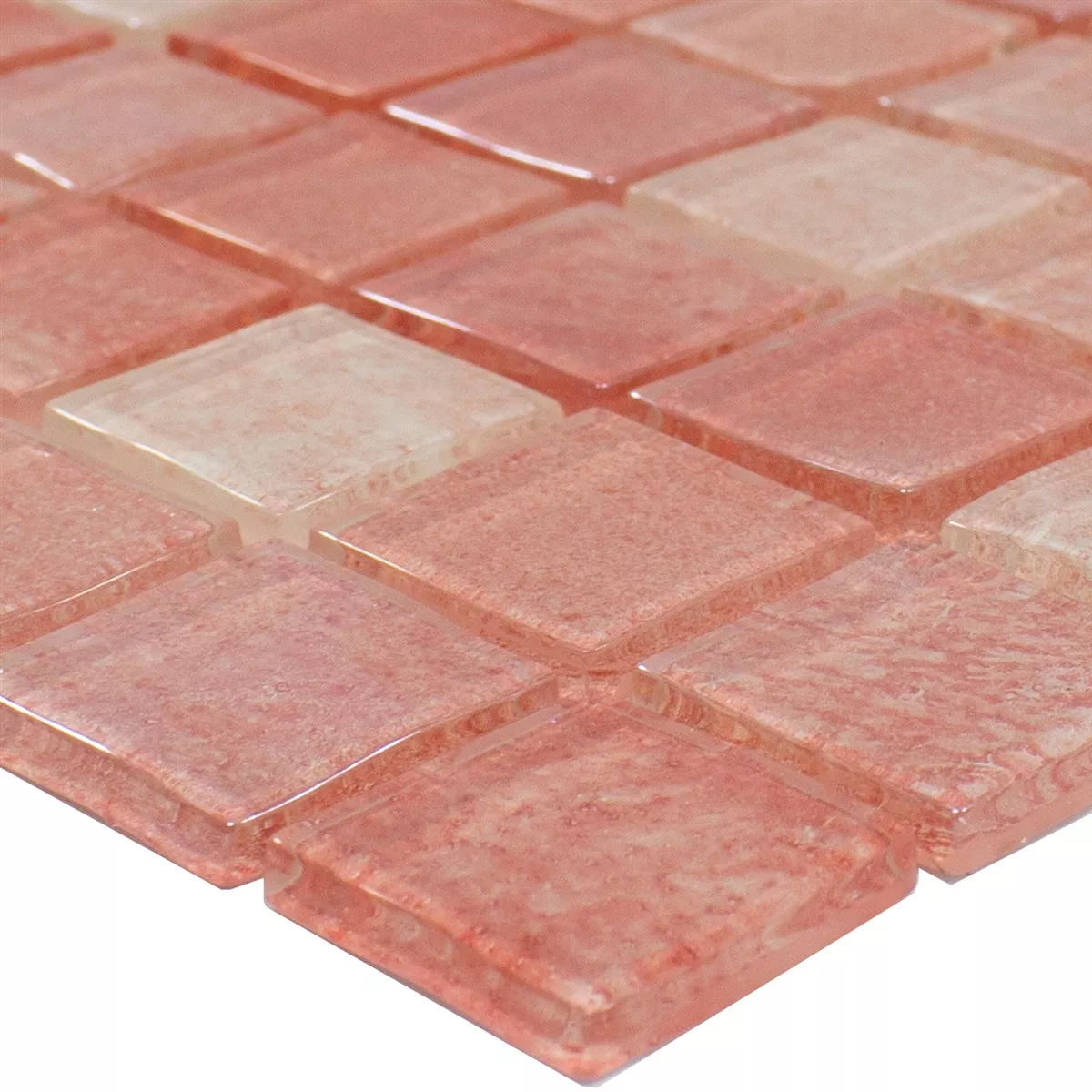 Mozaic De Sticlă Novigrad Roz 23x23x4 mm