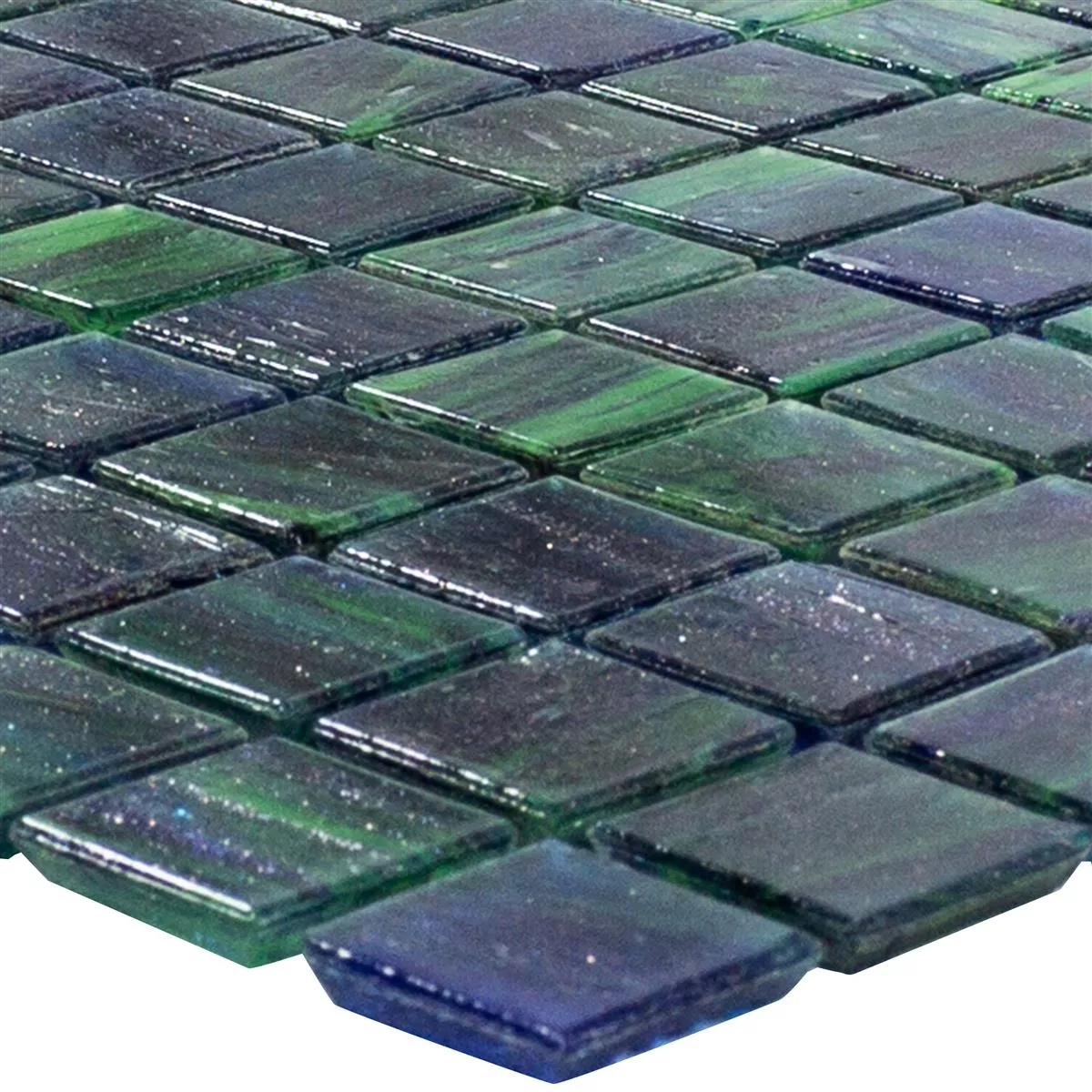 Mozaic De Sticlă Gresie Catalina Albastru Verde Mix