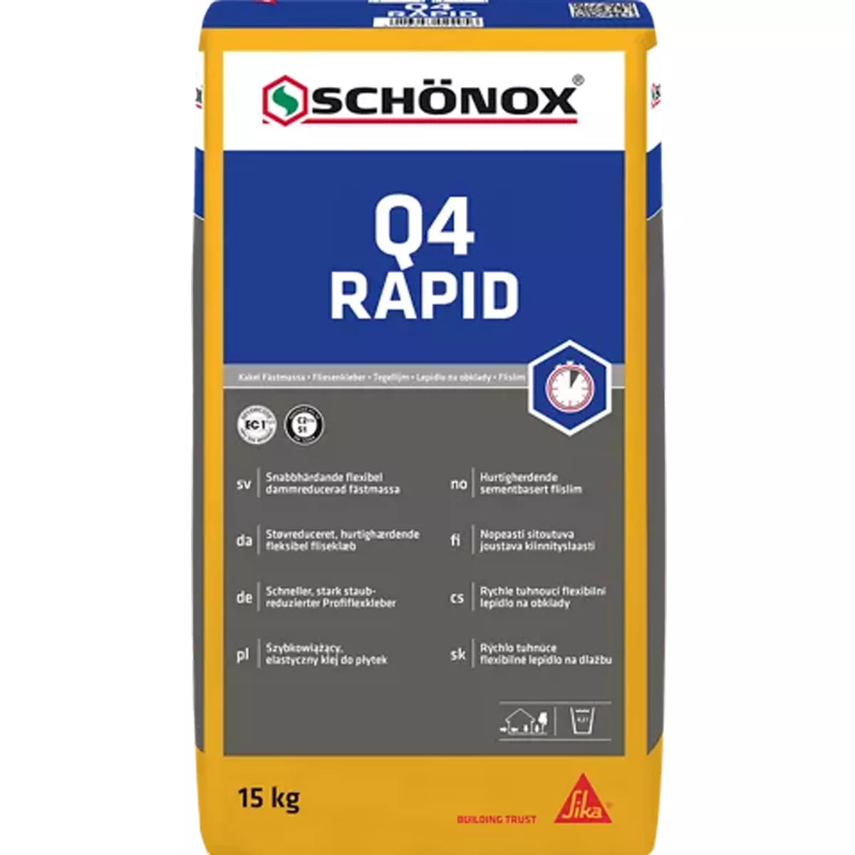 Adeziv faianta Schönox Q4 RAPID 15 kg