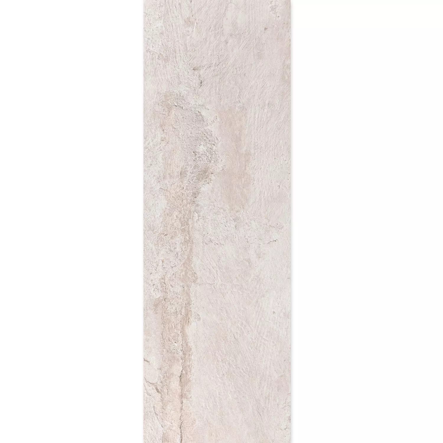 Gresie Aspect De Piatră Polaris R10 Alb 30x120cm
