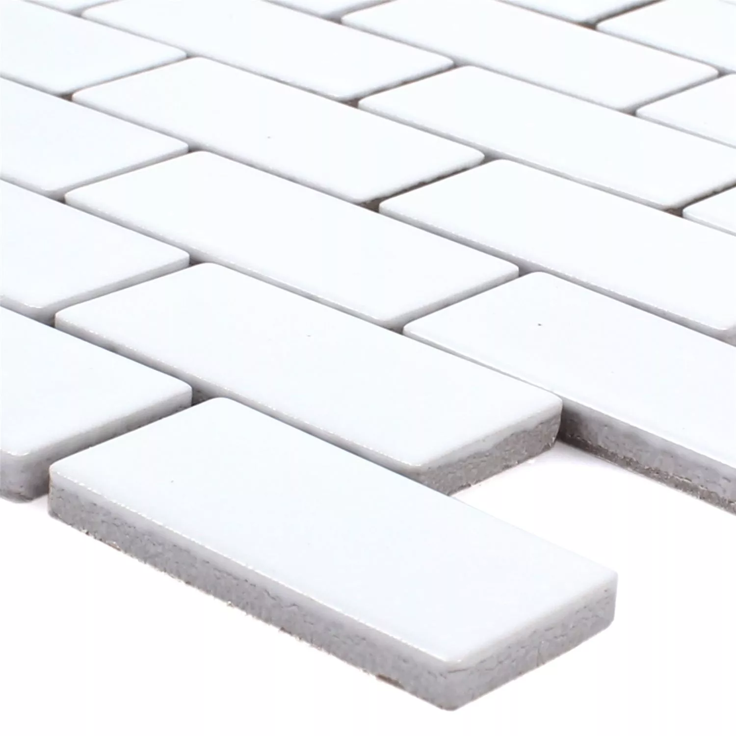 Plăci De Mozaic Ceramică Manila Alb Înghețată Plăci De Mozaic Ceramică Manila Alb Înghețată
