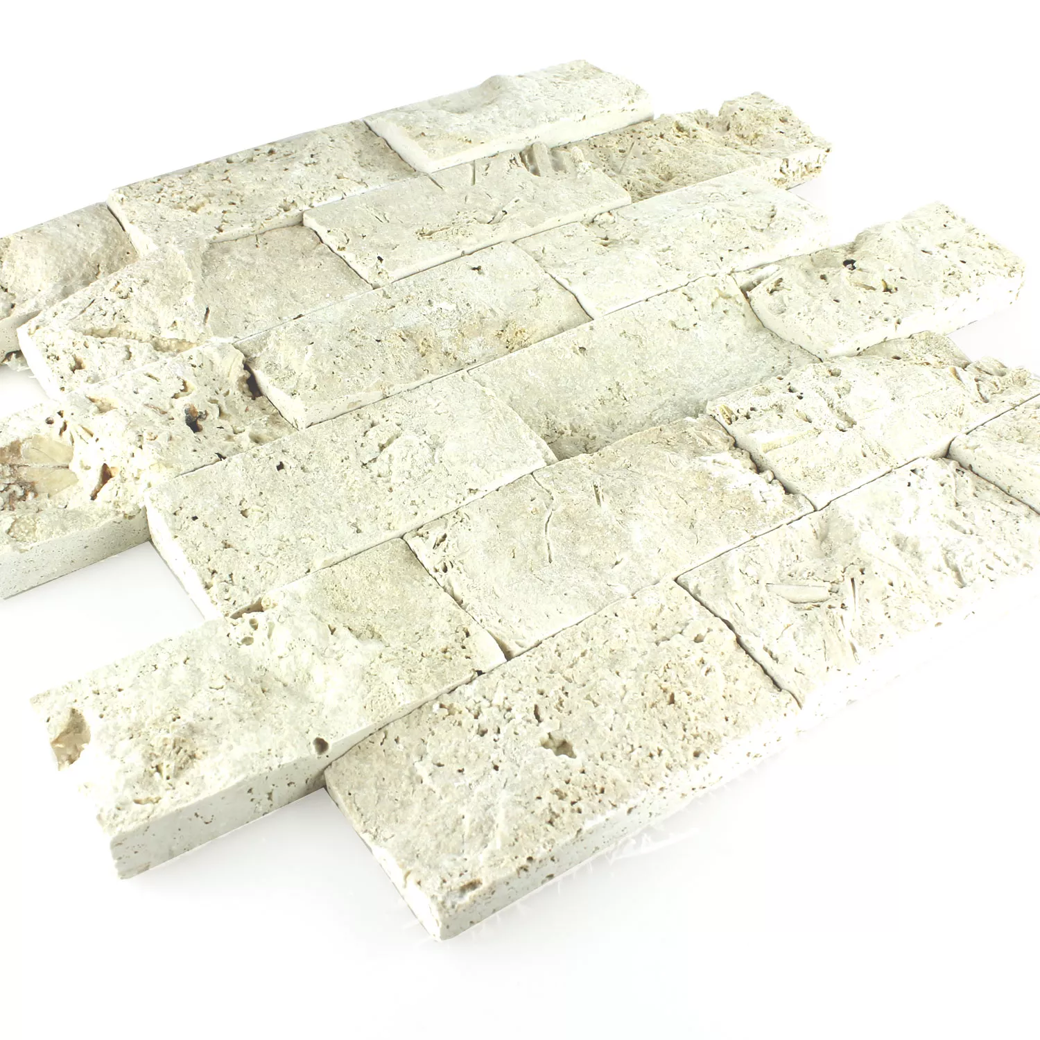 Plăci De Mozaic Piatră Naturală 3D Sumba Chiaro Brick