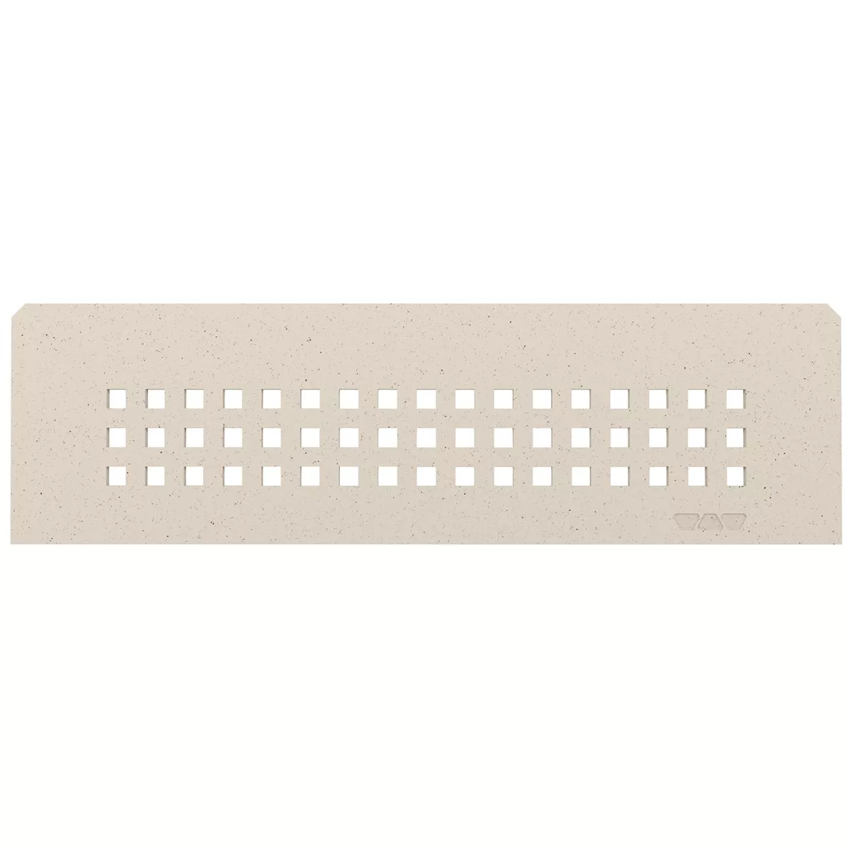 Raft de perete nișă Schlüter dreptunghiular 30x8.7cm pătrat ivory