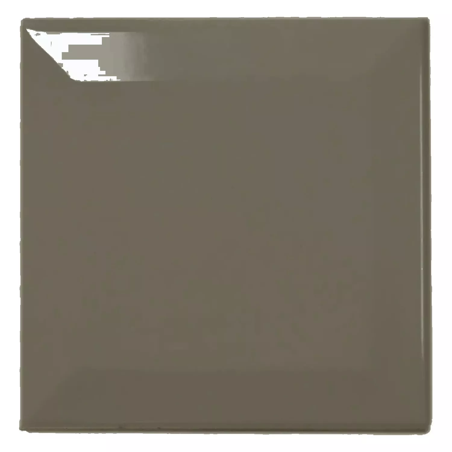 Tigla de metrou Gri Strălucitor 10x10 cm Fațetă Catarina Dark Grey