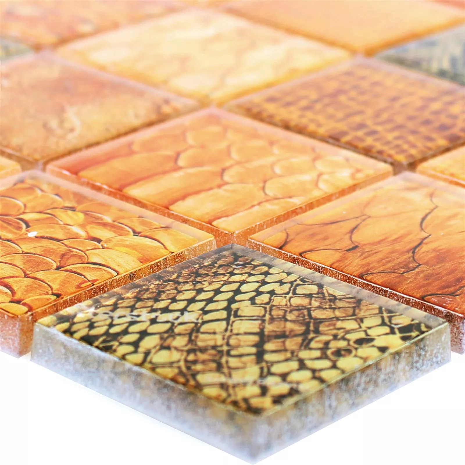 Mozaic De Sticlă Gresie Python Portocale