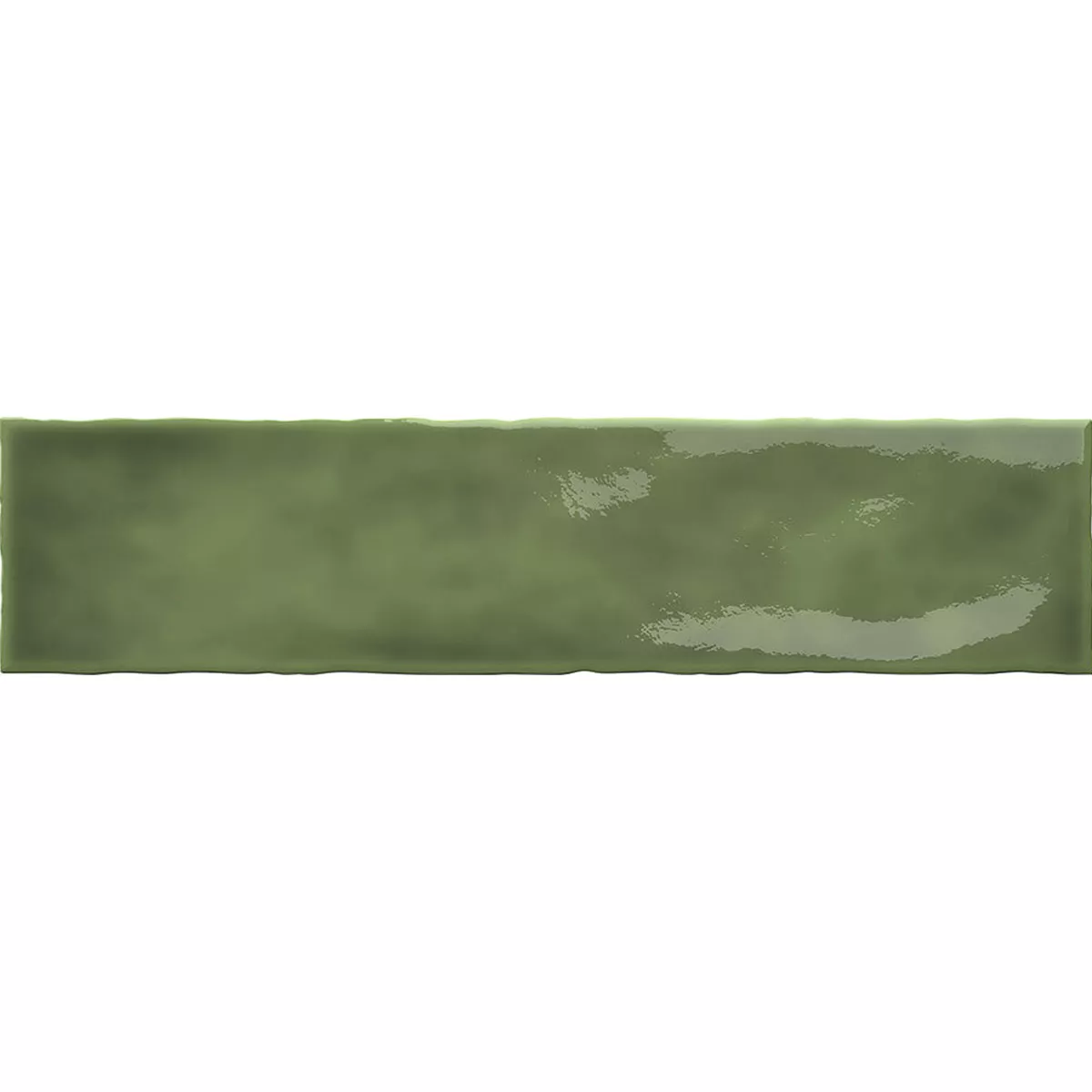 Model Plăci Ceramice Pentru Pereti Lugo Ondulat Verde 7,5x30cm