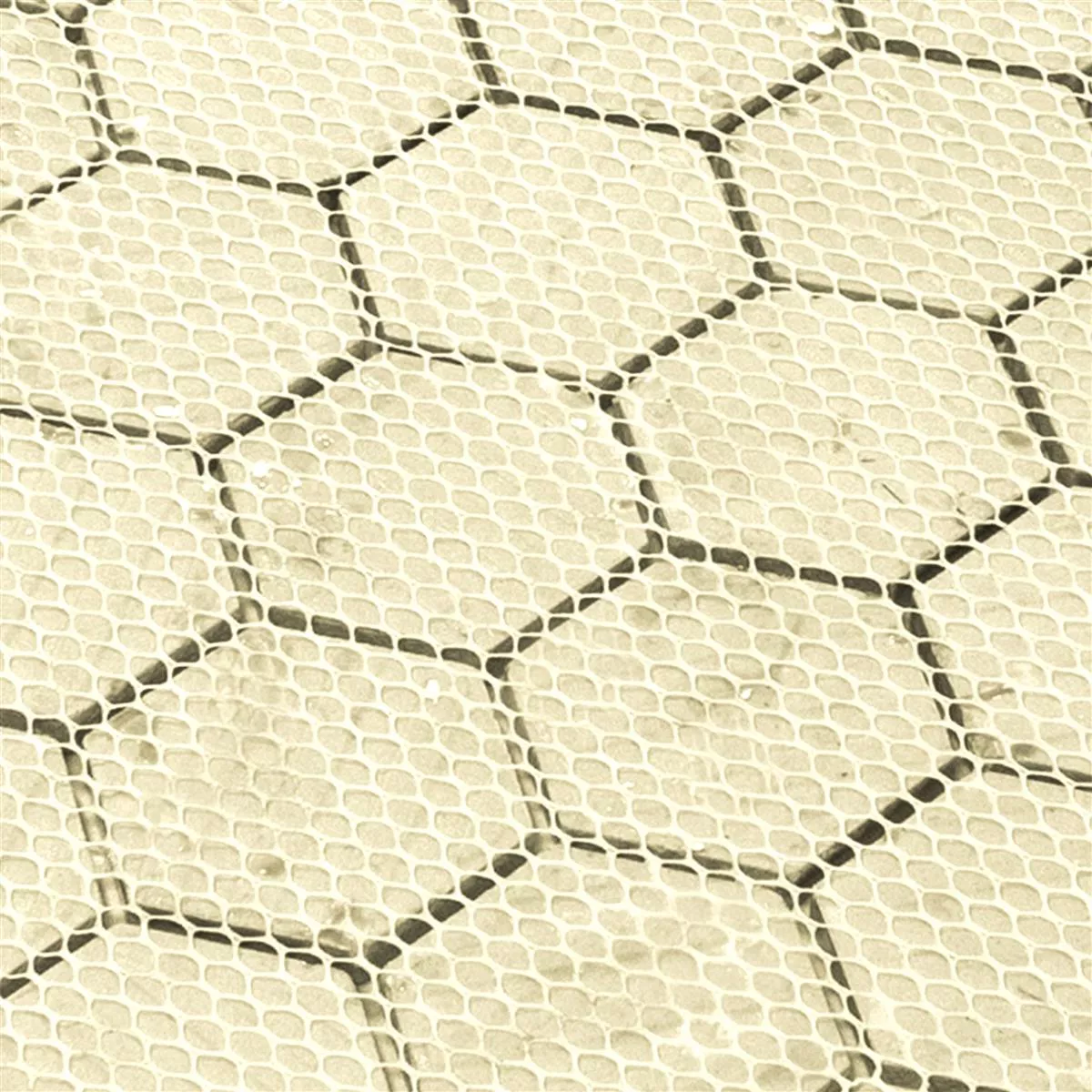 Ceramică Plăci De Mozaic Eldertown Hexagon Alb