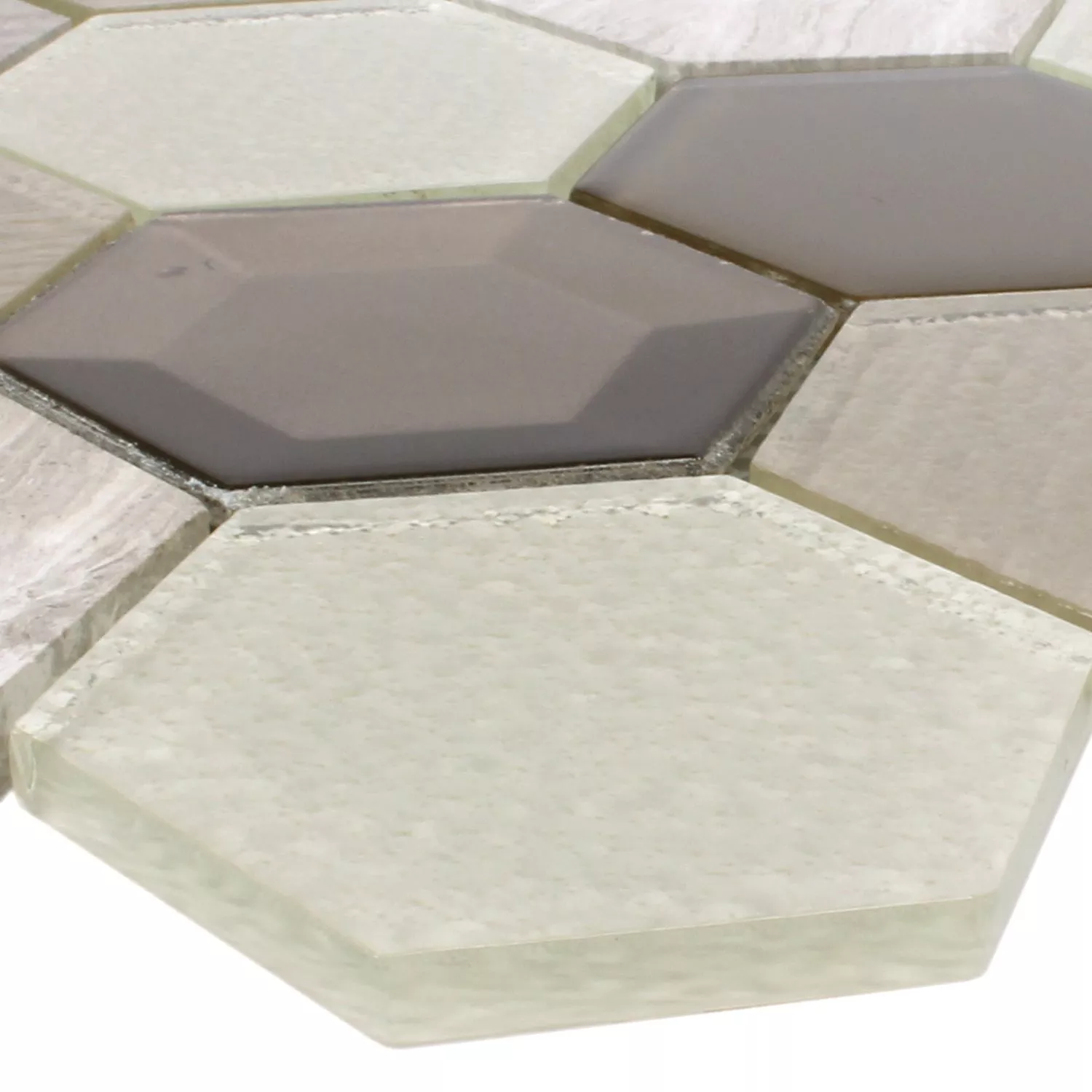 Plăci De Mozaic Concrete Sticlă Piatră Naturală 3D Bej