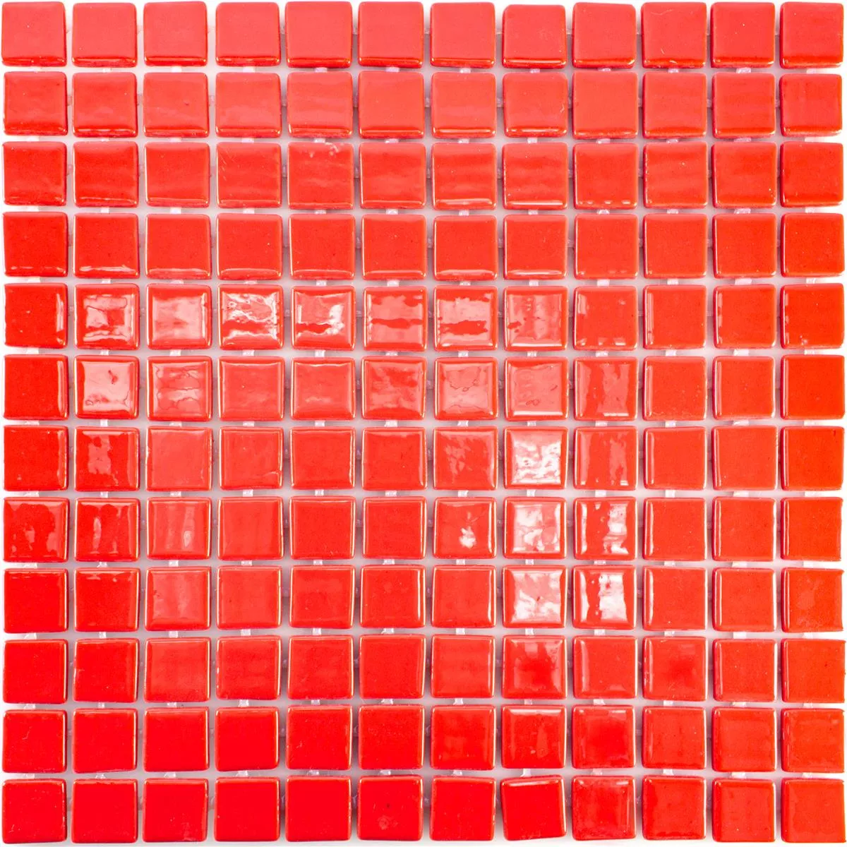 Sticlă Pool Piscină Mozaic Pixley Roșu