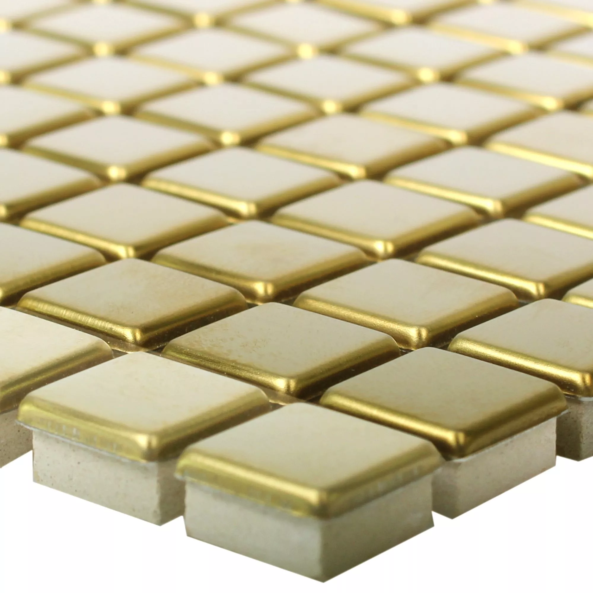 Plăci De Mozaic Oțel Inoxidabil Metal Baikal Aur