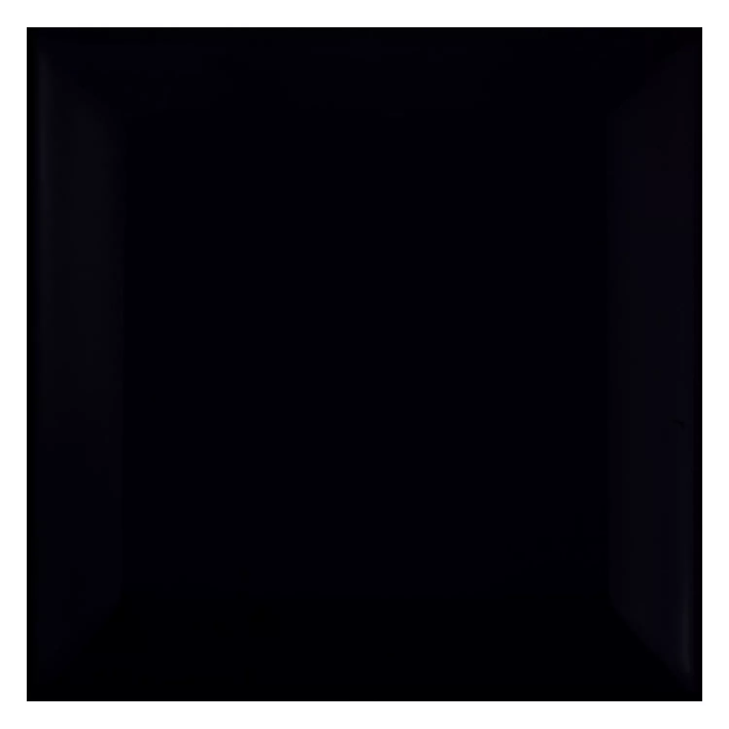 Tigla de metrou Negru Înghețată 10x10 cm Fațetă Catarina Negro